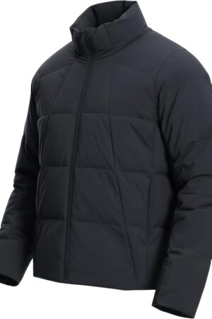 Men’s Winter Coats Down Puffer Jacket Men Waterproof Lightweight Windproof Puffy Quilted Bubble Coat Casual
