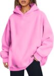 Women Oversized Hoodies Fleece Hooded Sweatshirts Comfy Casual Pullover Fall Winter Outfits Long Sleeve Tops